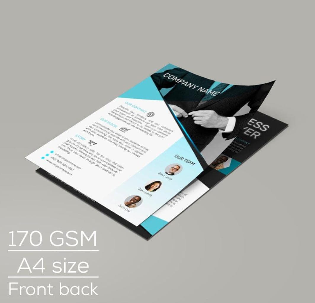 A4 Pamphlet / Flyer design 1
